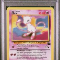 Pok&Atilde;&copy;mon TCG: #8 MEW | 2000 POKEMON PROMO BLACK STAR POKEMON LEAGUE - PSA 9 - Image 1