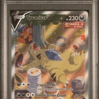 Pokémon TCG: #155 FULL ART/TYRANITAR V | 2021 POKEMON SWORD & SHIELD BATTLE STYLES - PSA 10 - Image 1