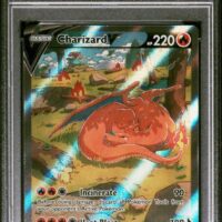 Pokémon TCG: #260 FULL ART/CHARIZARD V | 2022 POKEMON SWSH BLACK STAR PROMO SWORD & SHIELD ULTRA-PREMIUM COLLECTION-CHARIZARD - PSA 10 - Image 1