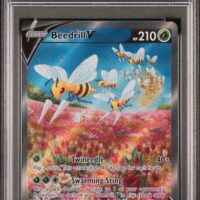 Pokémon TCG: #161 FULL ART/BEEDRILL V | 2022 POKEMON SWORD & SHIELD ASTRAL RADIANCE - PSA 10 - Image 1