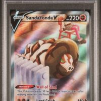Pokémon TCG: #252 FULL ART/SANDACONDA V | 2021 POKEMON SWORD & SHIELD FUSION STRIKE - PSA 10 - Image 1
