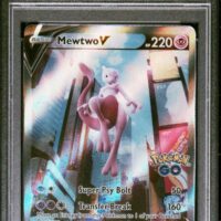 Pok&Atilde;&copy;mon TCG: #072 FULL ART/MEWTWO V | 2022 POKEMON GO - PSA 10 - Image 1