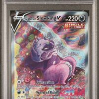 Pok&Atilde;&copy;mon TCG: #179 FULL ART/GALARIAN SLOWKING V | 2021 POKEMON SWORD & SHIELD CHILLING REIGN - PSA 10 - Image 1