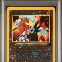 Pokémon TCG: #34 ENTEI-REVERSE FOIL | 2001 POKEMON GAME MOVIE POKEMON 3 MOVIE PROMO - PSA 9 - Image 1