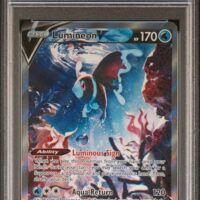 Pok&Atilde;&copy;mon TCG: #156 FULL ART/LUMINEON V | 2022 POKEMON SWORD & SHIELD BRILLIANT STARS - PSA10 - Image 1
