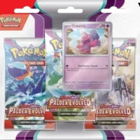 Pokémon TCG: Paldea Evolved 3 Pack Blister [Tinkatink] - Image 1