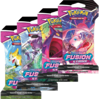 Pokémon TCG: Fusion Strike – Sleeved Booster Pack – ART SET - Image 1