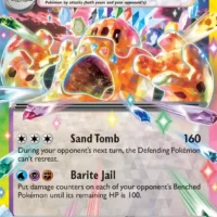 Pok&Atilde;&copy;mon TCG: Palossand ex [091/191] - Surging Sparks - Image 1