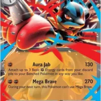 Pok&Atilde;&copy;mon TCG: Mega Lucario ex [077/132] - Mega Evolution - Image 1