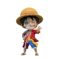 Mighty Jaxx One Piece Luffy Figure – XXRAY Wanted Series - Image 1