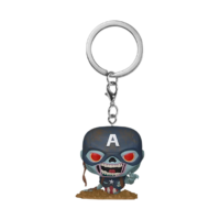 Funko Pop Keychain Zombie Captain America – Marvel Zombies - Image 1