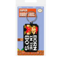 Pyramid Super Mario Born in the 80s Keychain - Image 1