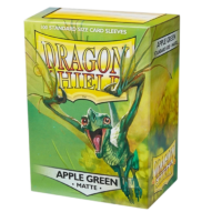 Dragon Shield Matte Sleeves Apple Green 100 Count - Image 1