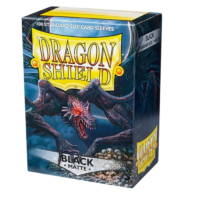 Dragon Shield Matte Sleeves Black 100 Count - Image 1