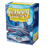 Dragon Shield Matte Sleeves Blue 100 Count - Image 1