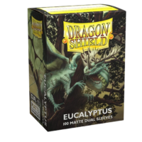 Dragon Shield Dual Matte Sleeves Eucalyptus 100 Count - Image 1