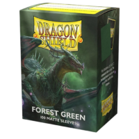 Dragon Shield Matte Sleeves Forest Green 100 Count - Image 1