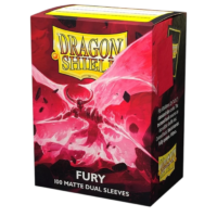 Dragon Shield Dual Matte Sleeves Pink Fury 100 Count - Image 1