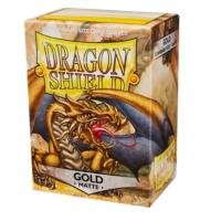 Dragon Shield Matte Sleeves Gold 100 Count - Image 1