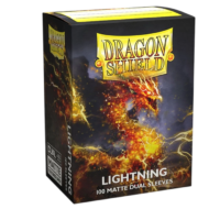 Dragon Shield Dual Matte Sleeves Lightning 100 Count - Image 1