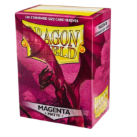 Dragon Shield Matte Sleeves Magenta 100 Count - Image 1