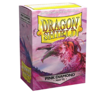 Dragon Shield Matte Sleeves Pink Diamond 100 Count - Image 1