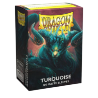 Dragon Shield Matte Sleeves Turquoise 100 Count - Image 1
