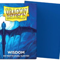 Dragon Shield Dual Matte Sleeves Blue Wisdom 100 Count - Image 2