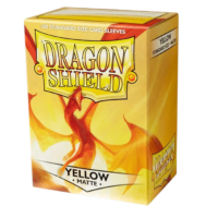 Dragon Shield Matte Sleeves Yellow 100 Count - Image 1