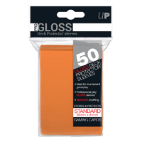 Ultra Pro Standard Sleeves Orange 50 Pack - Image 1