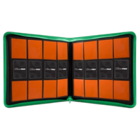 Ultra Pro Zippered 12-Pocket Binder Green - Image 2
