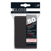 Ultra Pro Standard Sleeves Black 50 Pack - Image 1