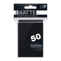 Ultra Pro Pro-Matte Sleeves Black 50 Pack - Image 1