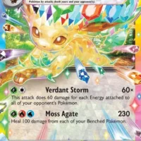 Pok&Atilde;&copy;mon TCG: Leafeon ex [006/131] - Prismatic Evolutions - Image 1