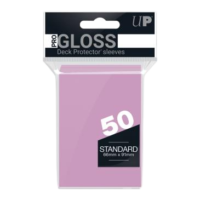 Ultra Pro Standard Sleeves Bright Pink 50 Pack - Image 1