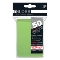 Ultra Pro Standard Sleeves Lime Green 50 Pack - Image 1