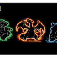 Pokémon Neon Kanto Foil Playmat - Ultra Pro - Image 1
