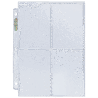 Ultra Pro Platinum 4-Pocket Pages for 3-Ring Binder (100 Pack) - Image 1