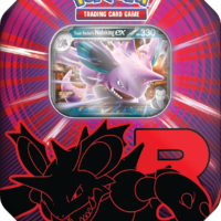 Pokémon TCG: Team Rocket Tin – Team Rocket’s Nidoking ex – English - Image 1